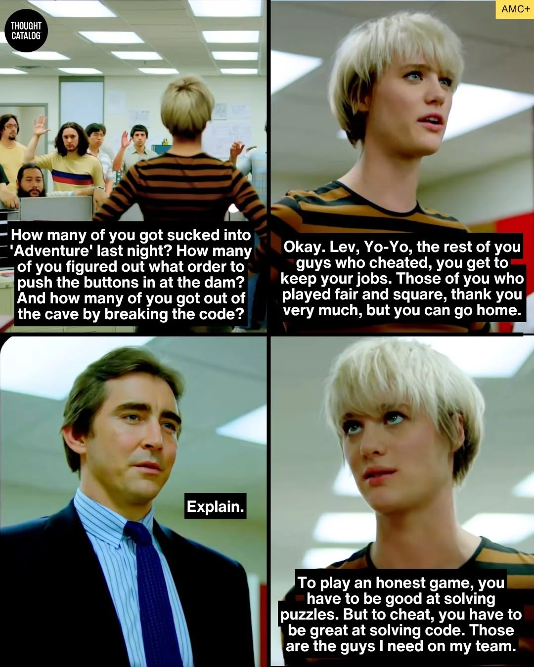 The scene is from...